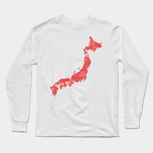 Country Silhouette - Japan Long Sleeve T-Shirt